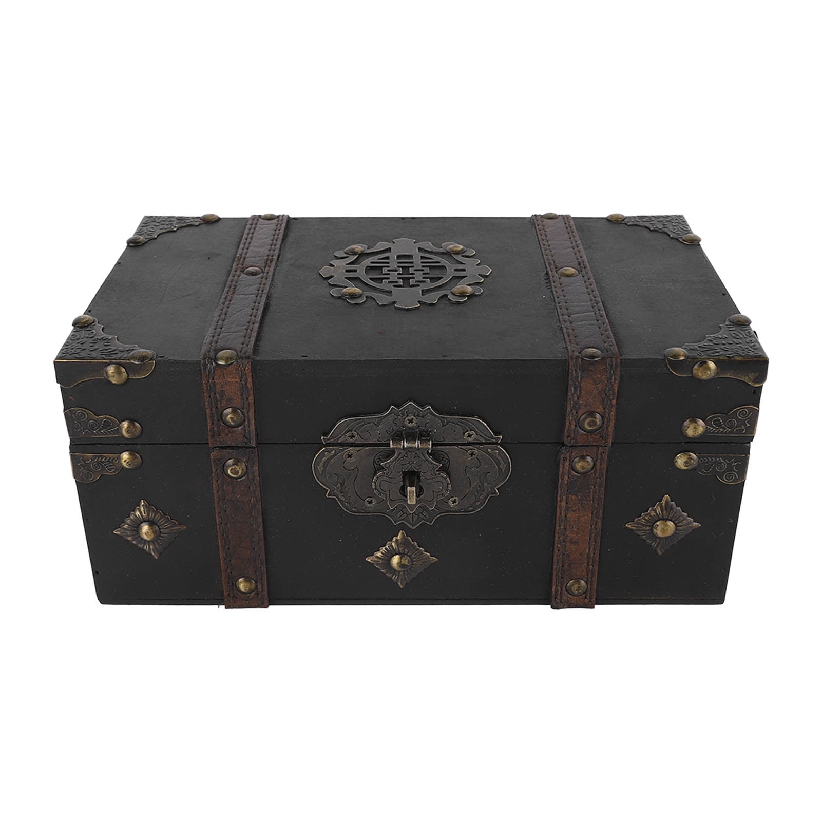 Treasure Chest Storage Box, Hand Made Vintage Wooden Storage Box