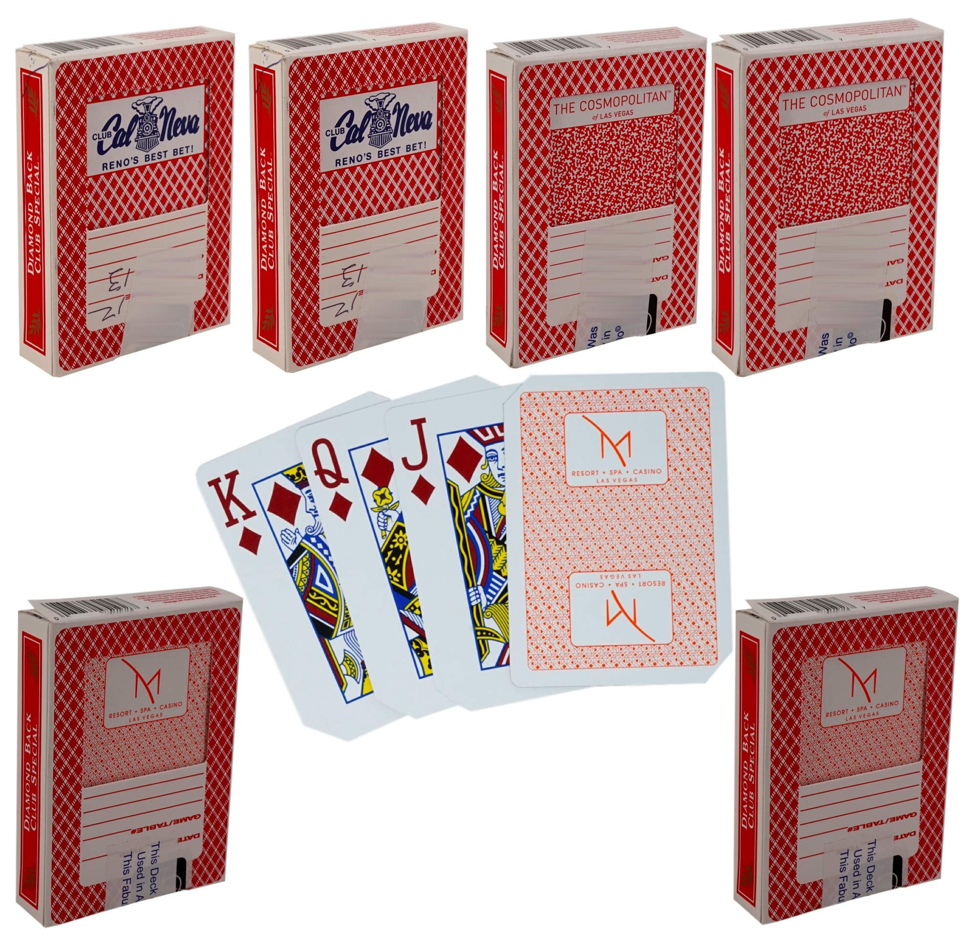 las vegas casino playing cards