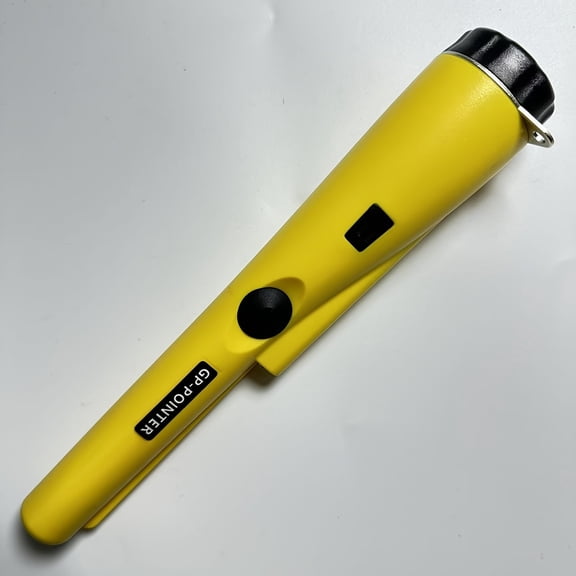 [Treasure Finder with Bag] 360 Metal Detector Pinpointer | Golden & Treasure Finder with Bag, LED Indicator & Buzzer Vibration | 9V BATTERY NOT-YELLOW