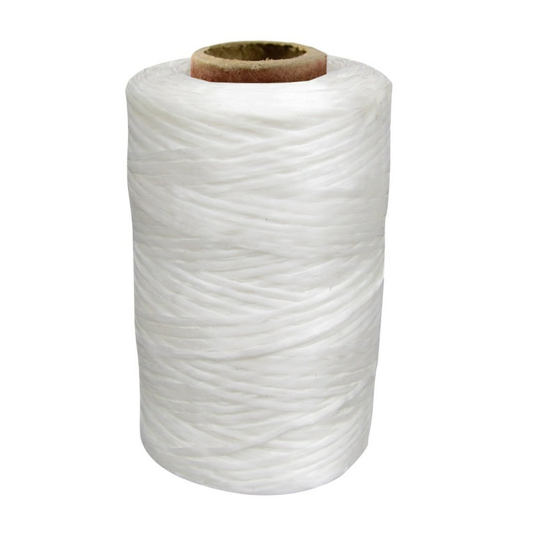 1 Single Spool White Sinew Waxed Beading Craft Poly Thread Artificial Wax Sinue 1 Single Spool White Sinew Waxed Beading Craft Poly Thread Artificial Wax Sinue