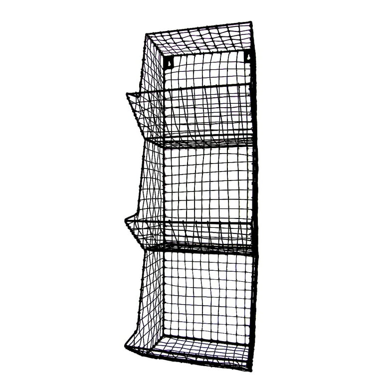 Primitive Style Wire Wall Fruit and Vegetable Basket Primitive Style Wire Wall Fruit and Vegetable Basket