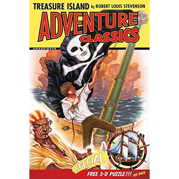 Pre-Owned Treasure Island (Adventure Classics) Paperback