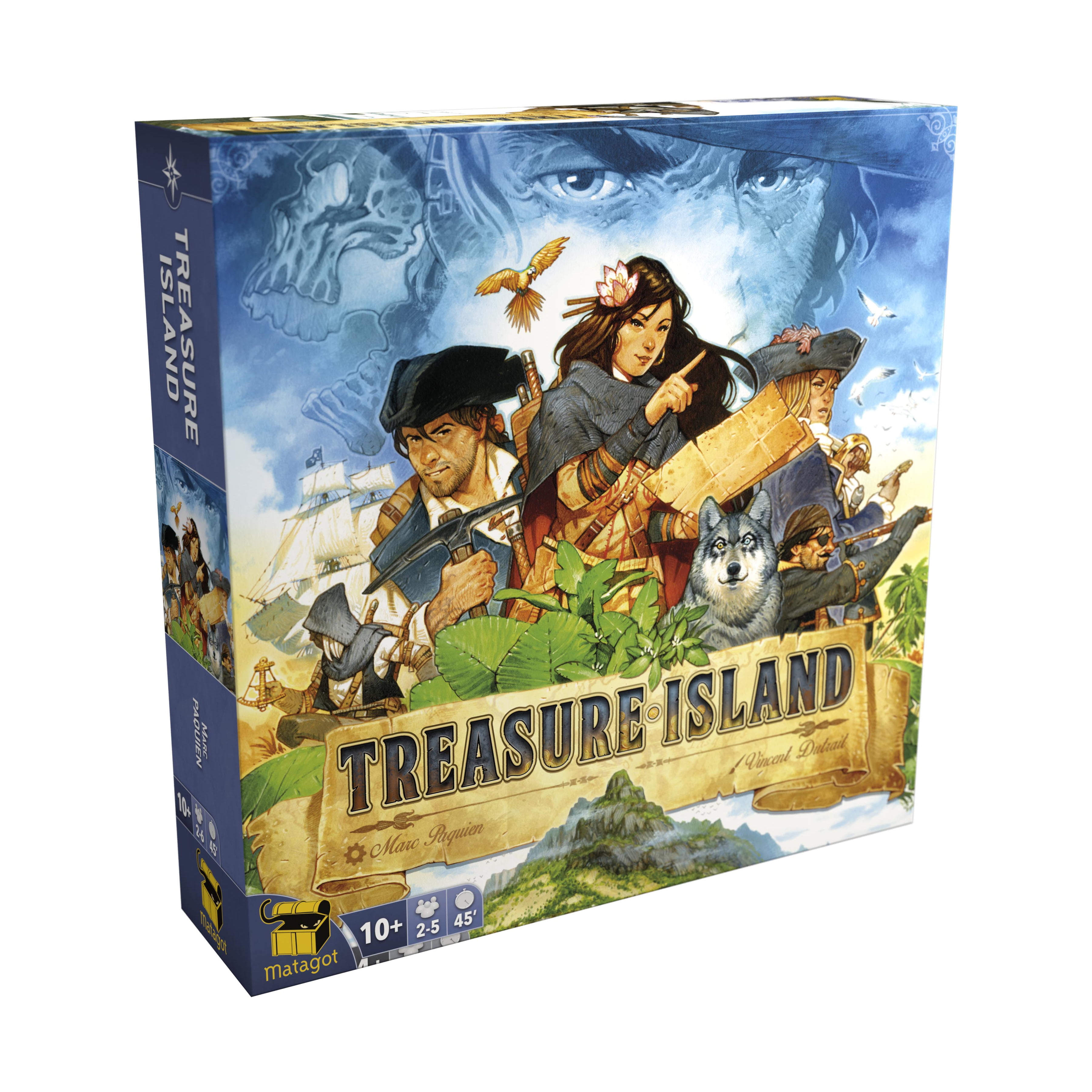 Game,　up,　Treasure　Ages　10　Family　from　Island　Board　and　for　Asmodee