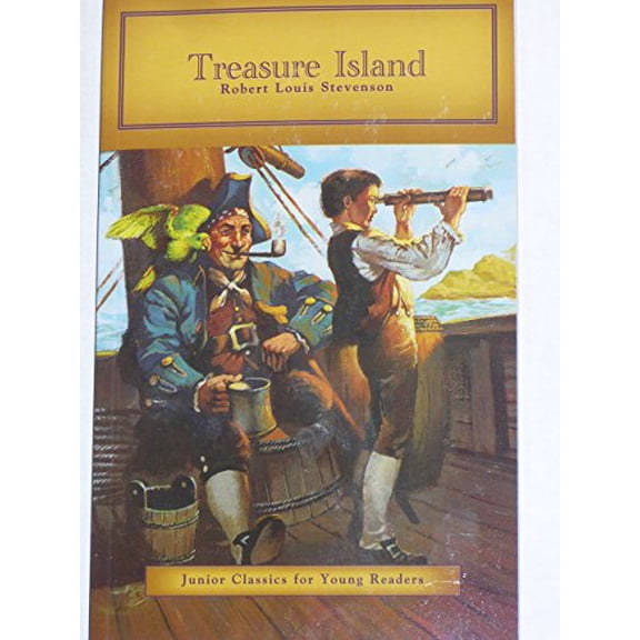 Pre-Owned Treasure Island by Robert Louis Stevenson Junior Classics for Young Readers Paperback English
