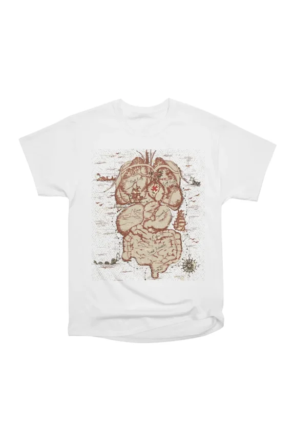 Treasure Map T-Shirt Tee Gift For Him Merch For Her Apparel For Friend 1