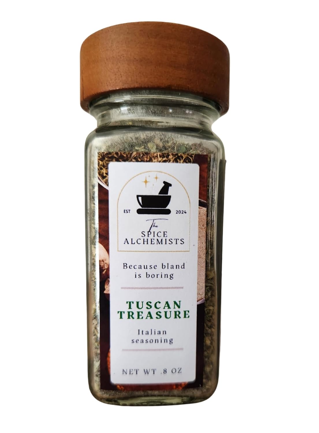 Treasure Salt Italian Seasoning Blend .8 OZ Jar by Auntic Italian