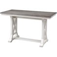 thumbnail image 1 of Treasure Trove Bar Harbor II Wood Cream Counter Height Dining Table, 1 of 6