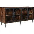 thumbnail image 1 of Treasure Trove Cadence Nut Brown & Black Four Door Credenza, 1 of 5