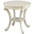 thumbnail image 1 of Treasure Trove Cape Cod Cream Round Accent Table with Curved Legs, 1 of 4