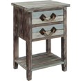 thumbnail image 1 of Treasure Trove Islander Multicolor 2-Drawer Accent Table, 1 of 4