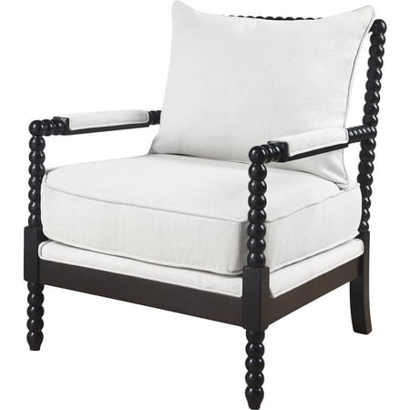 Treasure Trove Newcastle Java Rubber Wood Frame Accent Chair