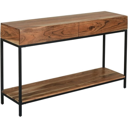 Treasure Trove Springdale Natural Finish 2-Drawer Console Table