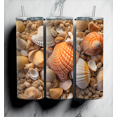 thumbnail image 1 of Treasure Trove of Seashells 20 Oz Skinny Metal Tumbler w/Lid and Straw, 1 of 1