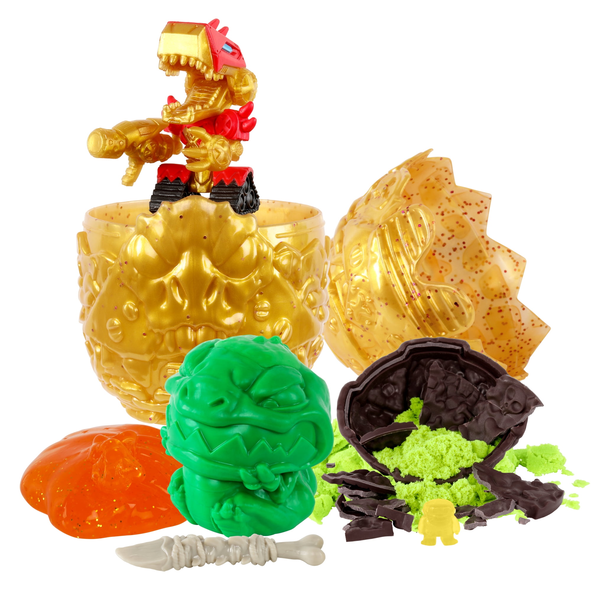 Treasure X Dino Gold Armored Egg, Find the Treasure and Build the Dino
