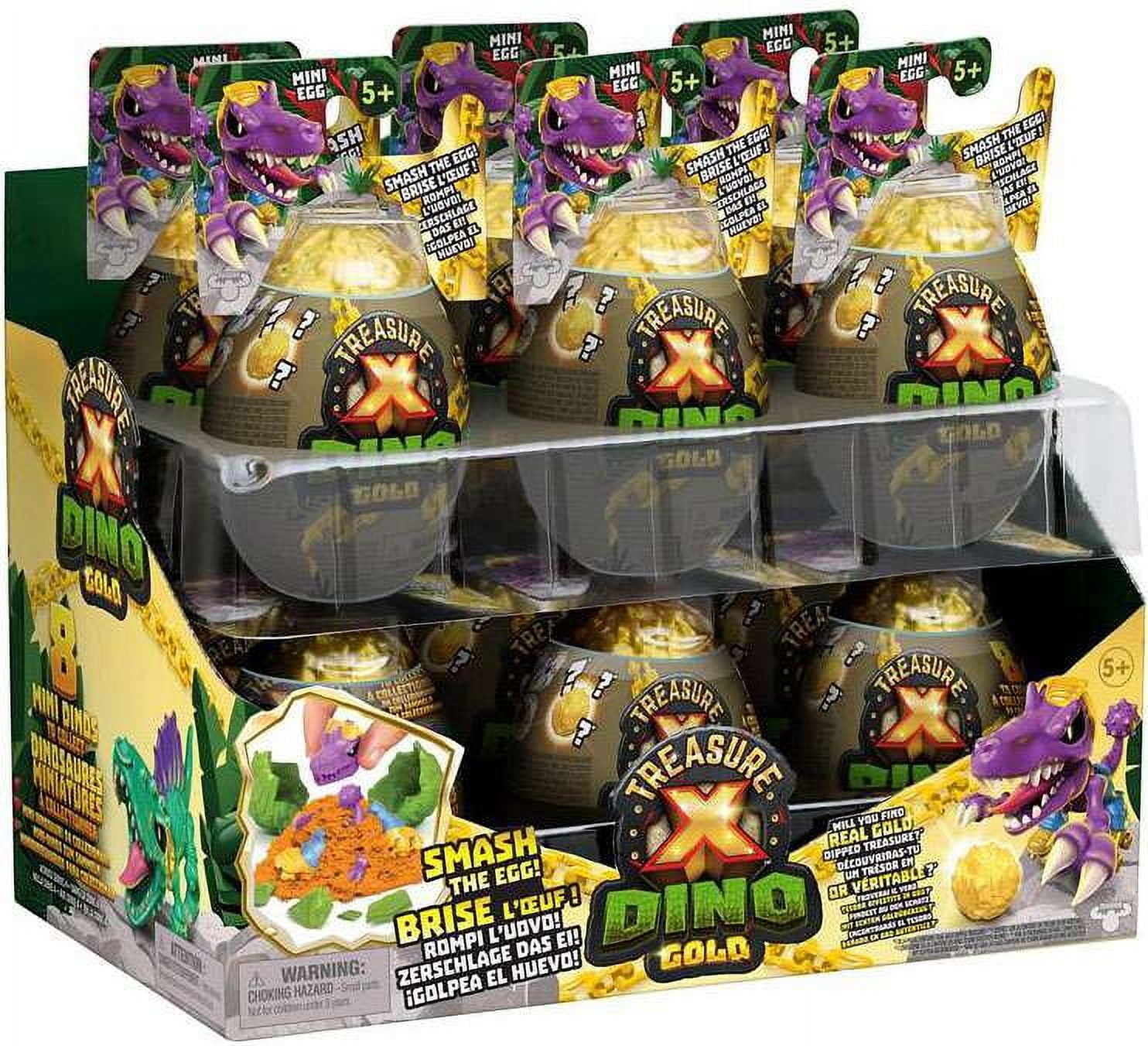 Treasure X Dino Gold Series 4 Mini Egg Myster Box (12 Packs