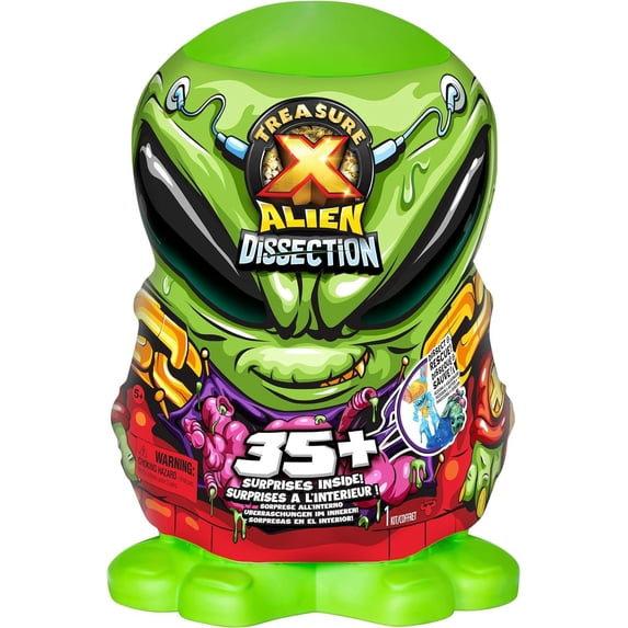 Treasure X Mega Alien Dissection Playset includes 35+ Surprises