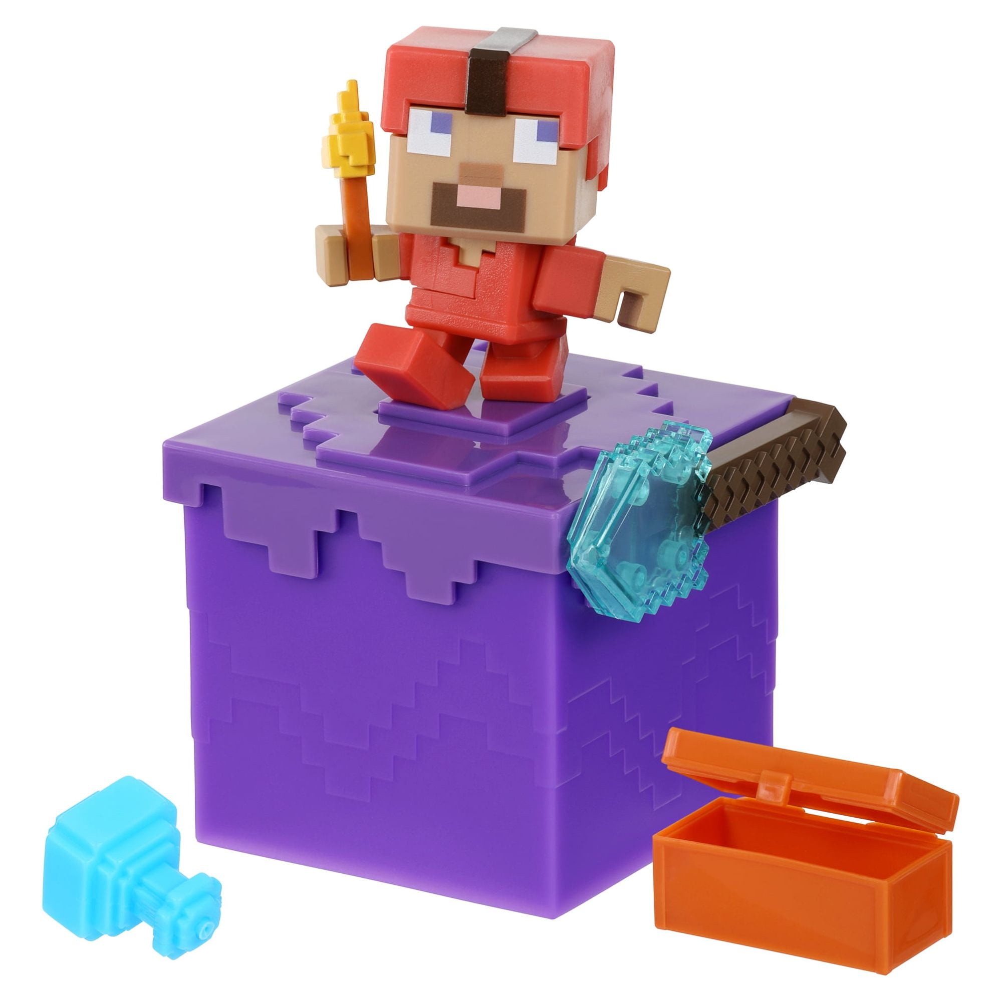 12 Treasure X Minecraft Overworld Mine & Craft Characters Adventure Fun Toy  review! 