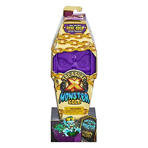 Treasure X Monster Gold- Monster Coffin - 13 Levels of Adventure - Will you find real gold dipped Treasure
