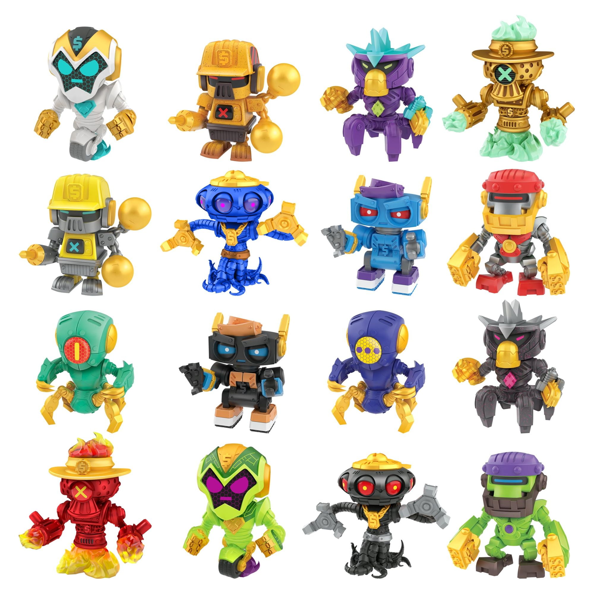 Treasure X Robots Gold Mini Robots To Remove The Rust, Build  Your Bot, 16 To Will You Find Real Gold Dipped Treasure?, Boys,  Toys For Kids, Ages 5+, Colors