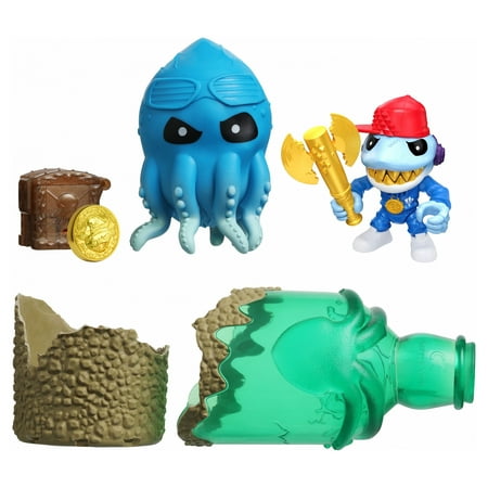 Treasure X Sunken Gold Bottle Smash - Action Figure & Treasure Inside