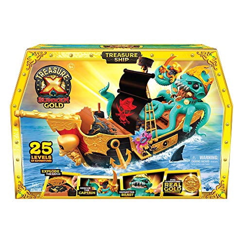 TREASURE セット Treasure X Action Adventure Sunken Gold Real Gold Dipped Treasure