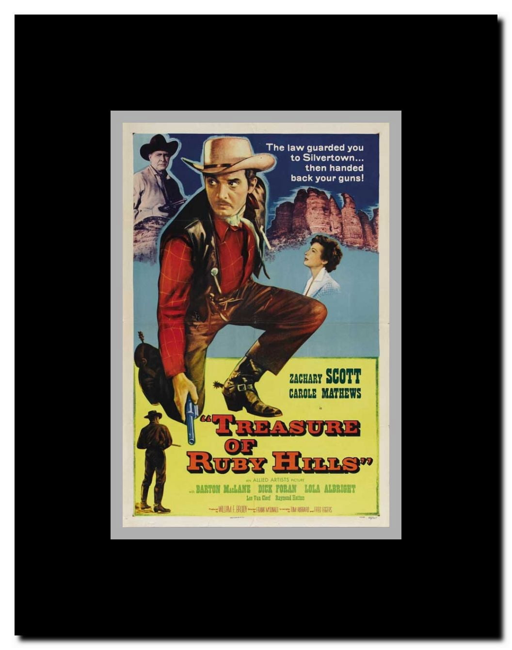 Treasure of Ruby Hills Framed Movie Poster