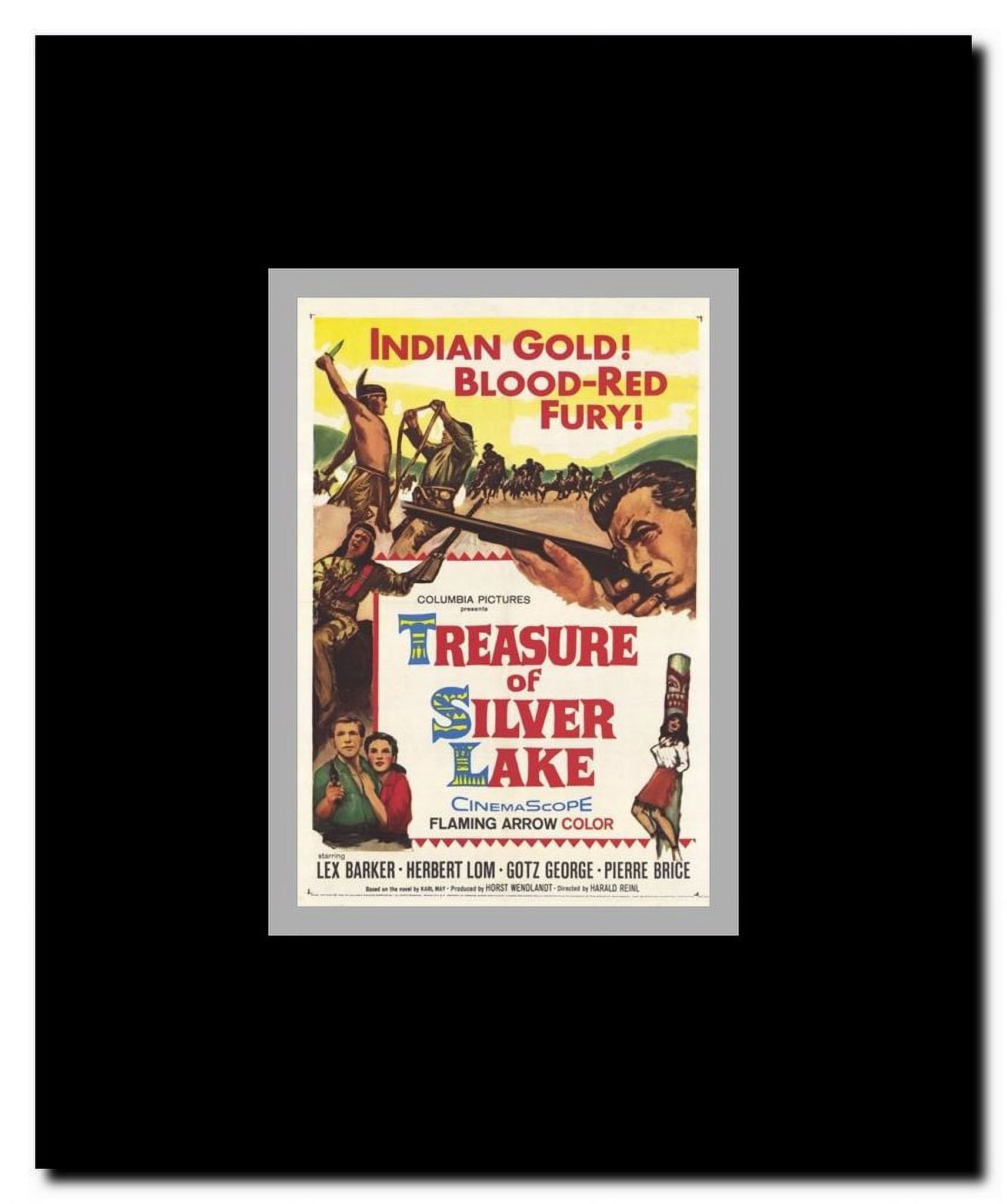Treasure of Silver Lake Framed Movie Poster