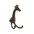 thumbnail image 1 of TreasureGurus 2 Hook Metal Coat Hook, 3D Giraffe Wild Animal Kids Room Decor, 20 lb Limit, 1 of 2