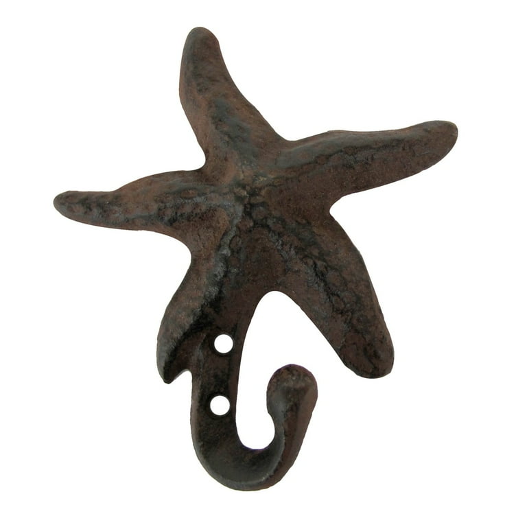 Wall Mount Starfish Kitchen and Bath Towel Ring Holder Wall Mount Starfish Kitchen and Bath Towel Ring Holder