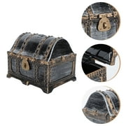 SIPEIHONG Treasurebox Pirate Storage Kids Keepsake Small Jewelry Trinket Box Party Transparent Vintage Organizer Mini Forcase
