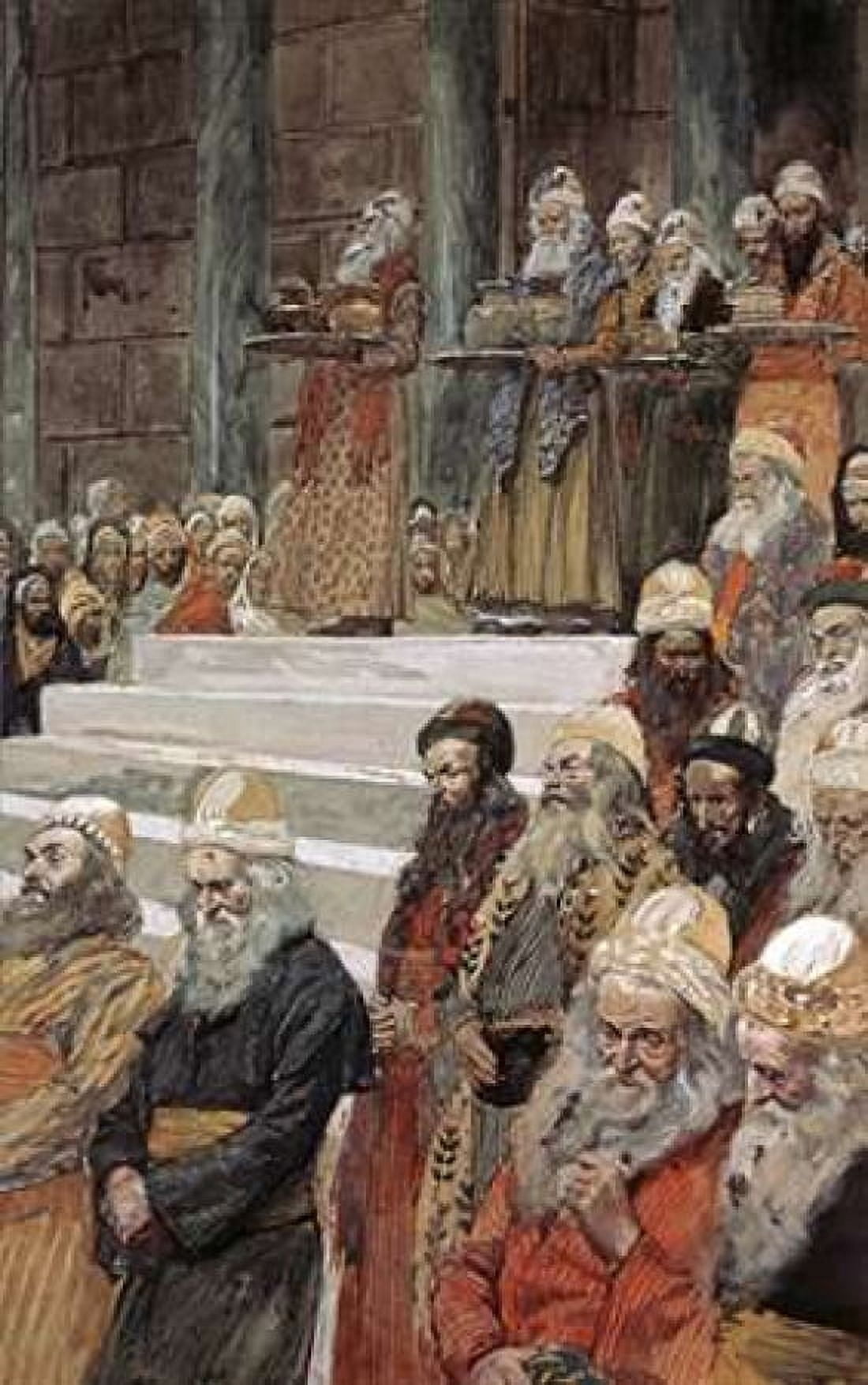 Treasurers and The Keepers of The Vases Canvas Art - James Jacques Tissot (24 x 36)