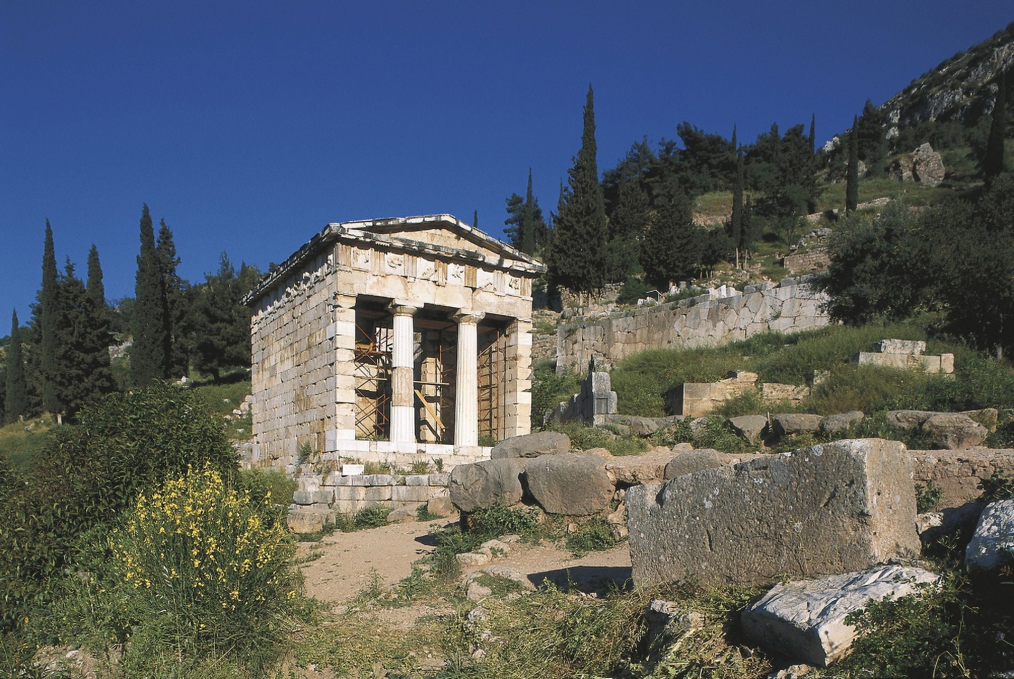 Treasury Of The Athenians Canvas Art - (24 x 18)