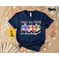 thumbnail image 1 of Treat All Peeps With Kindness T-Shirt, Cute Easter Teacher Shirt, Bunny Spring Tee, Gift for School Teachers, 1 of 5