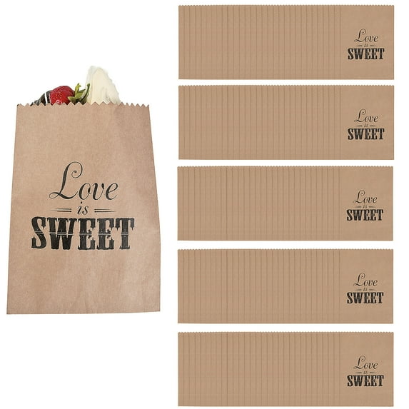 Treat Bags Love Is Sweet Bulk 150 Pc