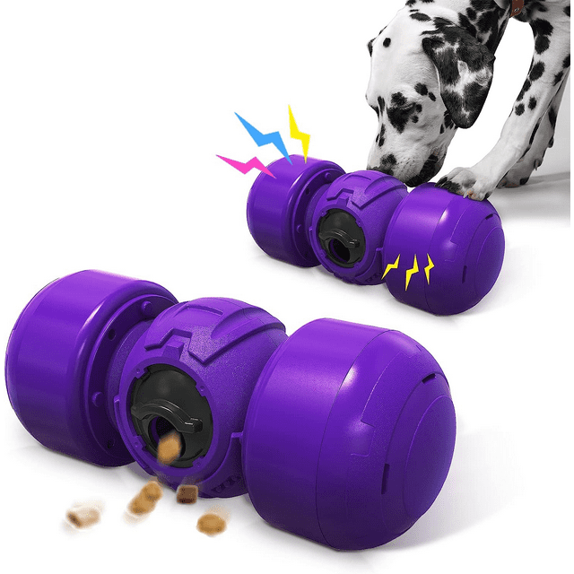 Treat Dispensing Dog Toys, Indestructible Dog Puzzle Toys for Boredom and Stimulating