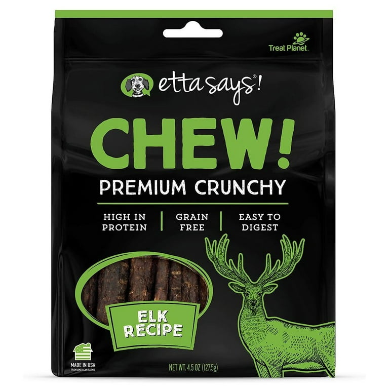 Etta Says! Premium Crunchy Elk Dog Treats Etta Says! Premium Crunchy Elk Dog Treats