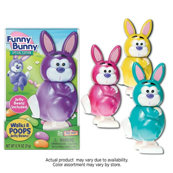 Treat Street Funny Bunny Walking Jelly Bean Dispenser, 0.74 oz