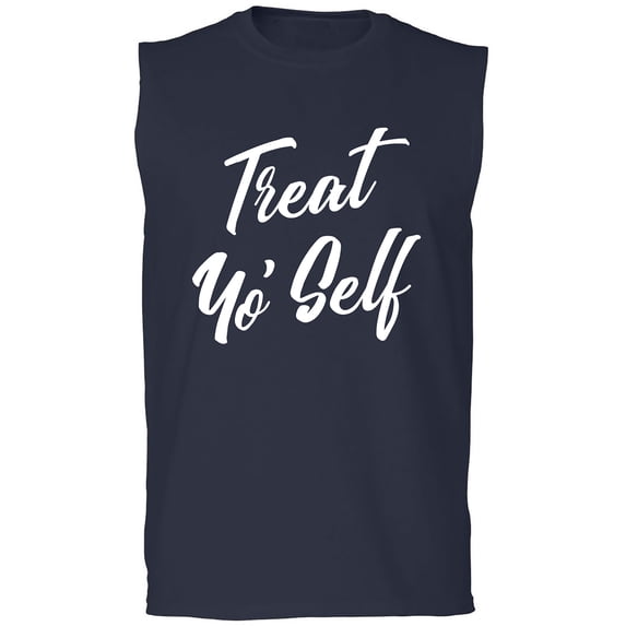 Treat Yo' Self Adult Sleeveless Tee