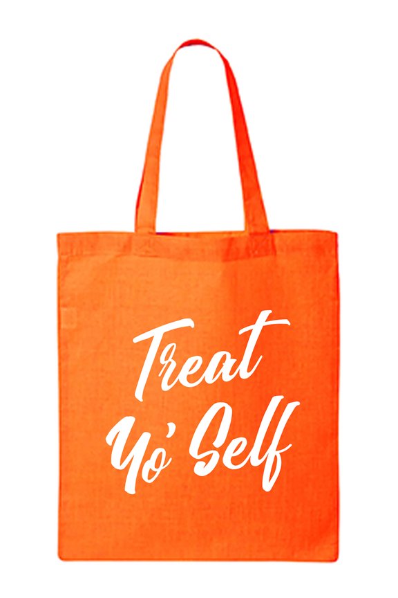 Treat Yo' Self Cotton Canvas Tote Bag