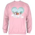 thumbnail image 1 of Treat Yo Self Cupcakes Mens Sweatshirt Light Pink X-LG, 1 of 1