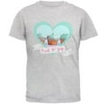 thumbnail image 1 of Treat Yo Self Cupcakes Mens T Shirt Light Heather Grey 3X-LG, 1 of 1