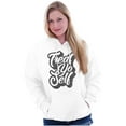 thumbnail image 1 of Treat Yo Self Funny Parks Rec Quote Hoodie Sweatshirt Women Brisco Brands S, 1 of 6