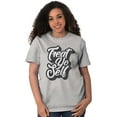 thumbnail image 1 of Treat Yo Self Funny Parks Rec Quote Women's Plus Size Graphic Tee Brisco Brands 2X, 1 of 3
