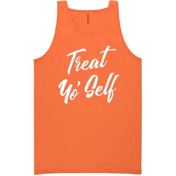 Treat Yo' Self Neon Tank Top