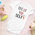 thumbnail image 1 of Treat Yo Self Onesie - Parks And Recreation - Baby Onesie Funny - Cute Baby Clothes - Baby Bodysuit Gift Cute Baby Onesie, BABY BODYSUIT LAT 4424, 1 of 3