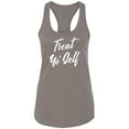 thumbnail image 1 of Treat Yo' Self Racerback Tank, 1 of 2