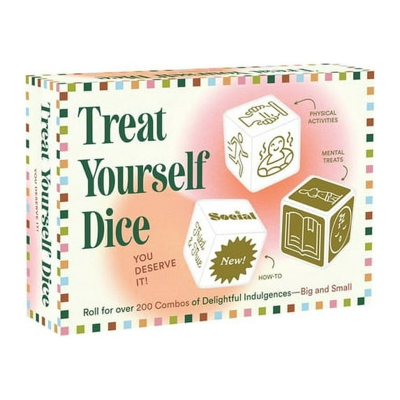 Treat Yourself Dice: You Deserve It!, (Hardcover)