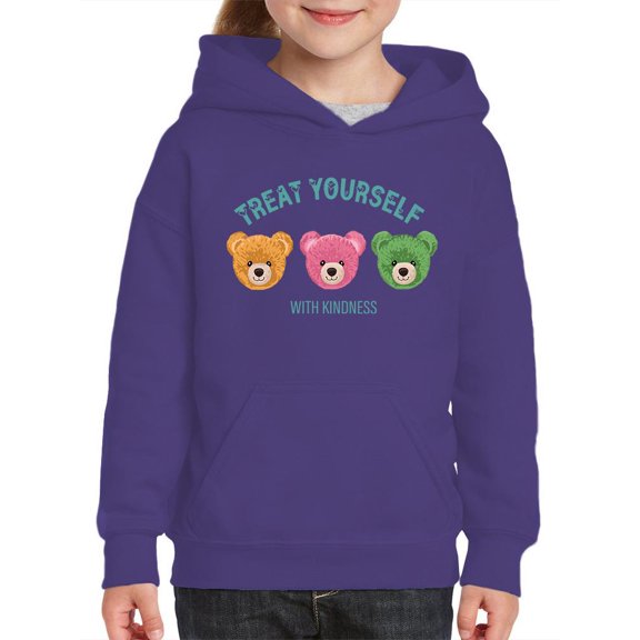 Treat Yourself With Kindness Hoodie Juniors -Image by Shutterstock,  x-Large