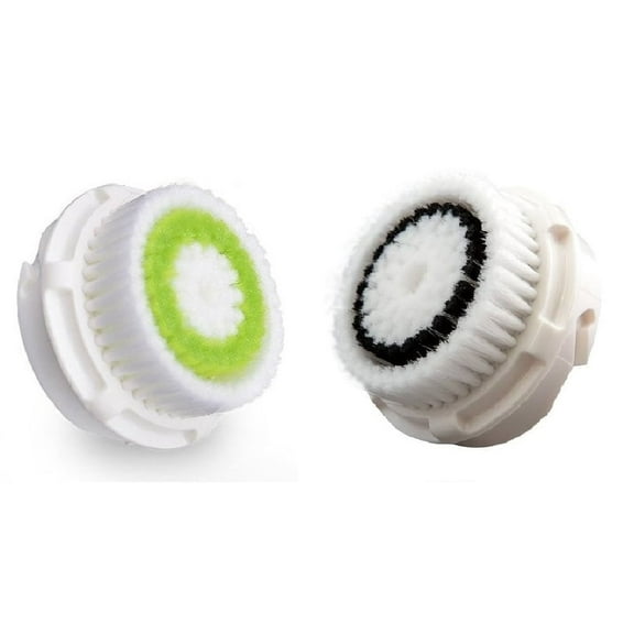 TreatMe100 1 Acne Plus 1 Sensitive Combo Facial Cleaning Gentle Brush Heads For Clarisonic Mia, 2 Ct