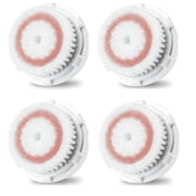 TreatMe100 Radiance Facial Cleansing Brush Replacement Heads, Compatible with Clarisonic Devices, 4 Count